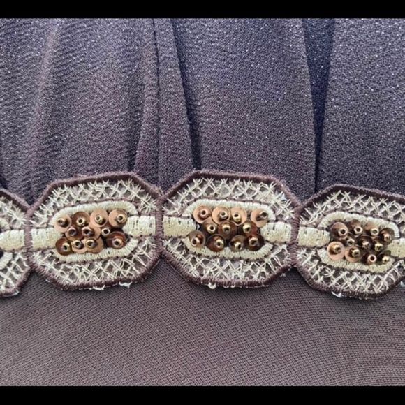 EVAN PICONE BROWN COCKTAIL DRESS WOMENS 6 - Picture 4 of 10